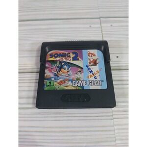 Sonic the Hedgehog 2 Sonic & Tails (Game Gear) Cartridge CLEANED & TESTED
